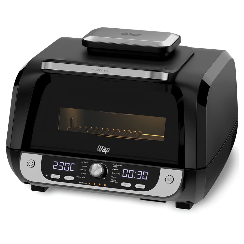 Fritadeira Elétrica Air Fryer Barbecue Digital 10 Litros Wap