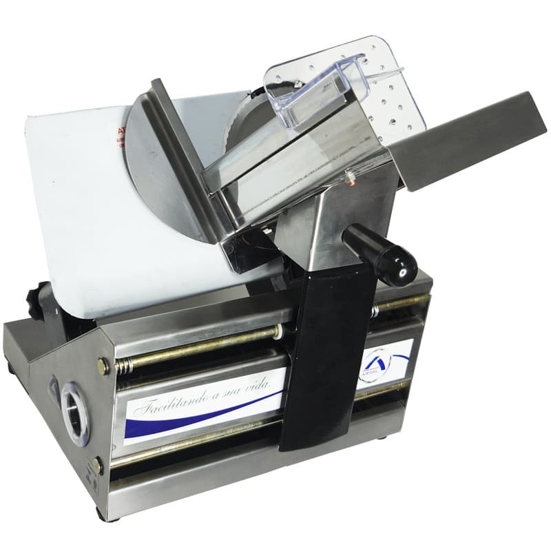 Fatiador Elétrico Frios Lâmina 170mm Ajuste Espessura Inox Arbel Ftd 178 Mcx