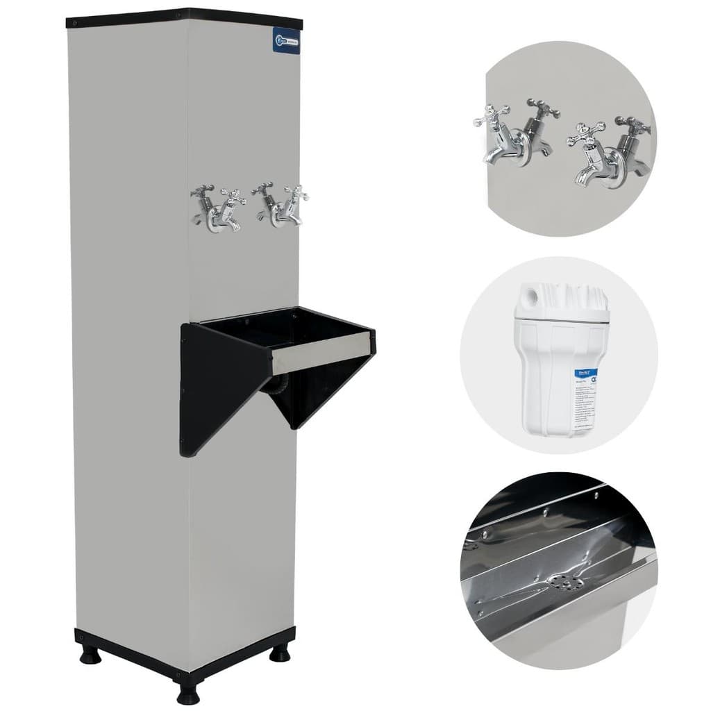 Bebedouro Industrial Coluna 25 Litros Resfriador De Água 1TG 1TN KX02 Knox