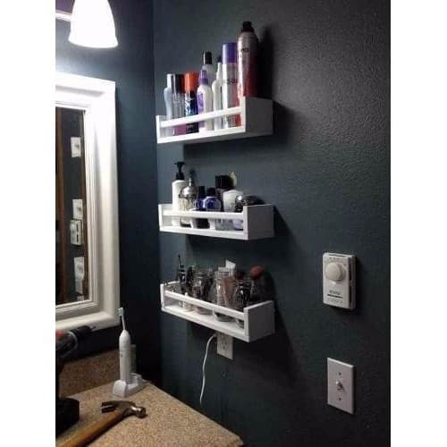 3 Prateleiras Decorativas Nicho Cubo Livros 100% Mdf Branco