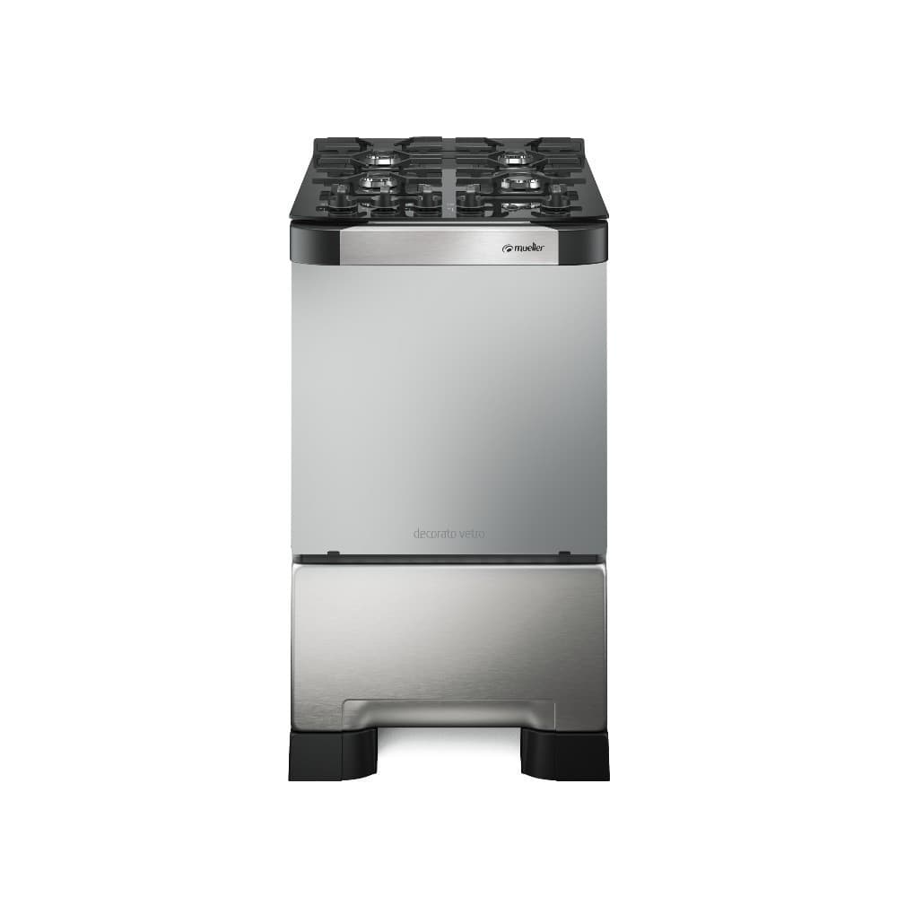 Fogão 4 Bocas Mueller Decorato Vetro G3