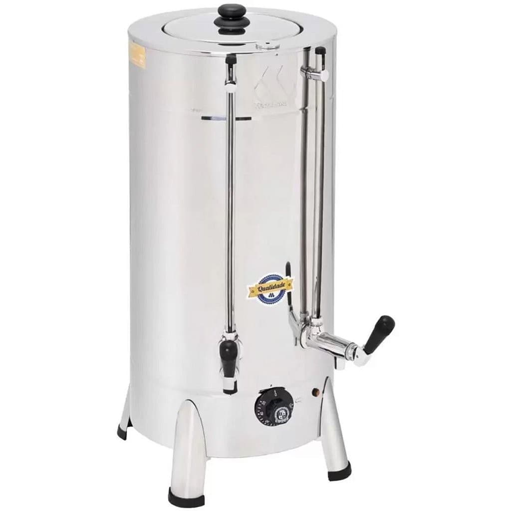 Cafeteira elétrica Marchesoni 6L aço inoxidável 127V para uso comercial
