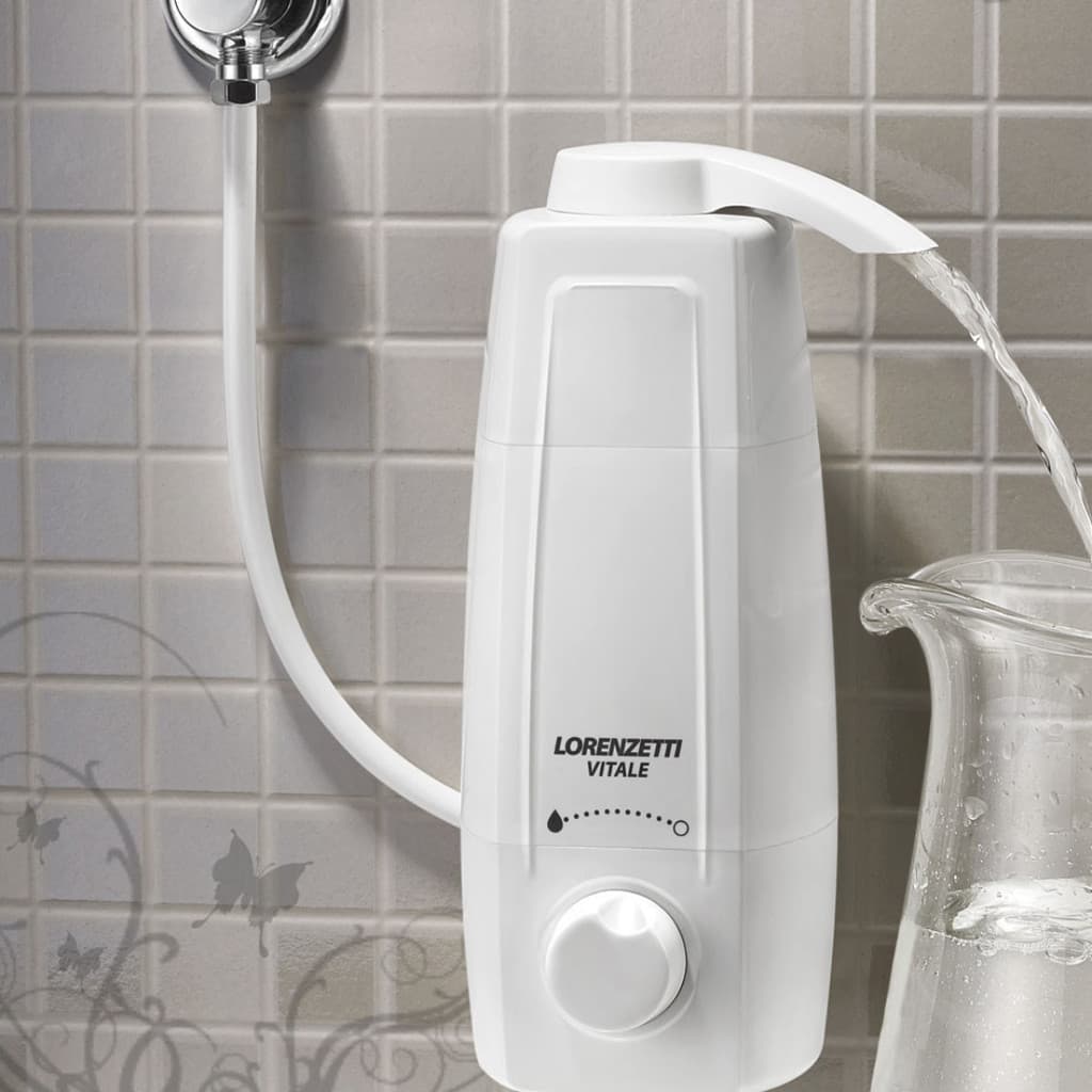 Purificador Filtro De Água Natural Vitale Branco Lorenzetti Fácil Instalação Pia Bancada Parede Bica Móvel