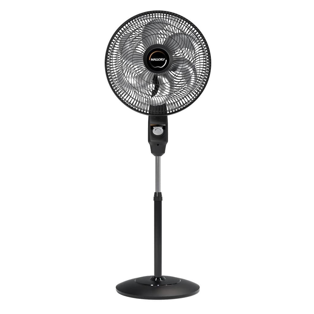 Ventilador de Coluna Mallory Éolo 40cm Preto e Grafite - 220V