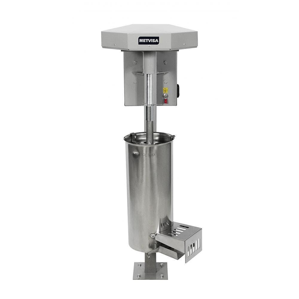 Despolpadeira profissional para açaí e frutas, 10l, 1/2 cv, 220v, Metvisa, aço inoxidável
