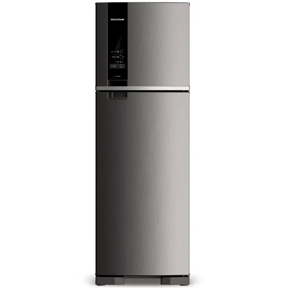 Geladeira Brastemp Frost Free Duplex 400 Litros Inox com Freezer Control BRM54JKANA - 127V

