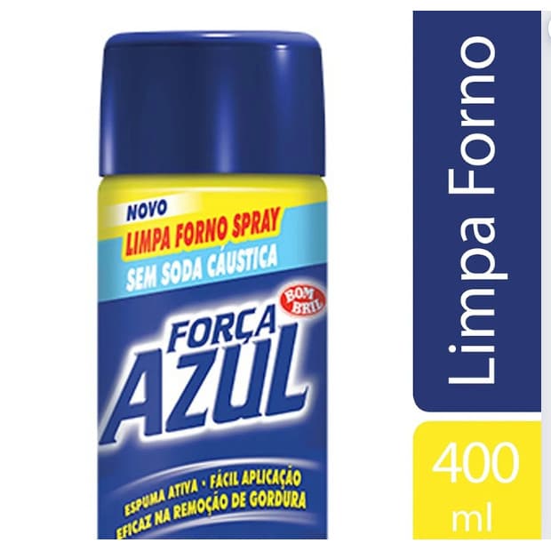 Espuma Ativada Limpa Forno Spray Forca Azul Bombril 400Ml