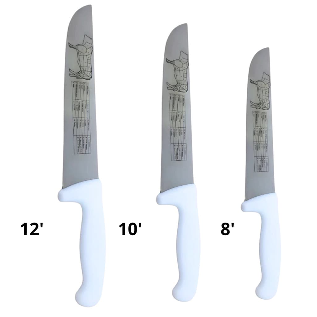 Faca Profissional Cozinha Chef Aço Inox Açougue Churrascaria Cortar Carne