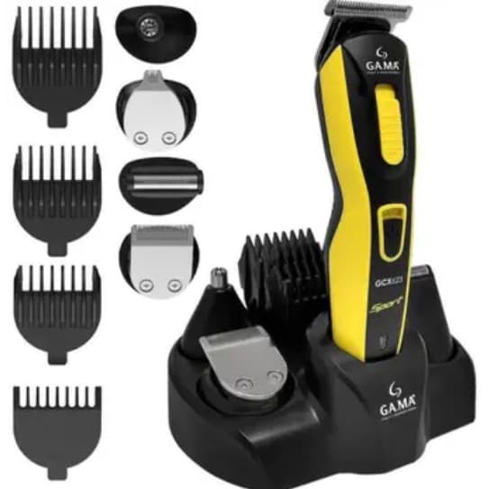 Maquina de Cortar Cabelo Aparador de Pelos Gama 9X1 USB Recarregavel