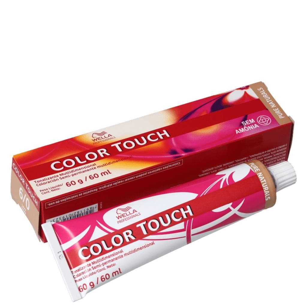Tonalizante Color Touch 6.0 Louro Escuro Wella Professionals 60g