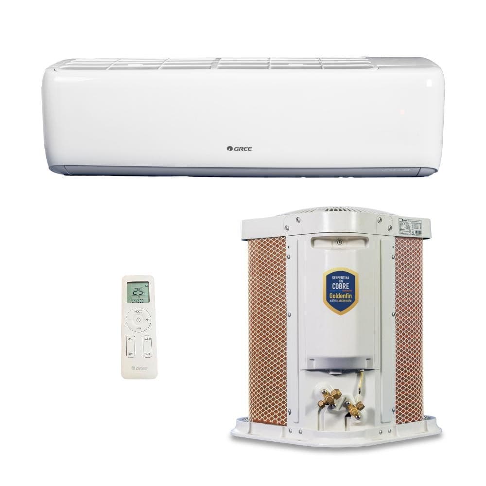 Ar condicionado split inverter Gree G-Top Auto 24000 BTUs quente/frio, branco com controle remoto