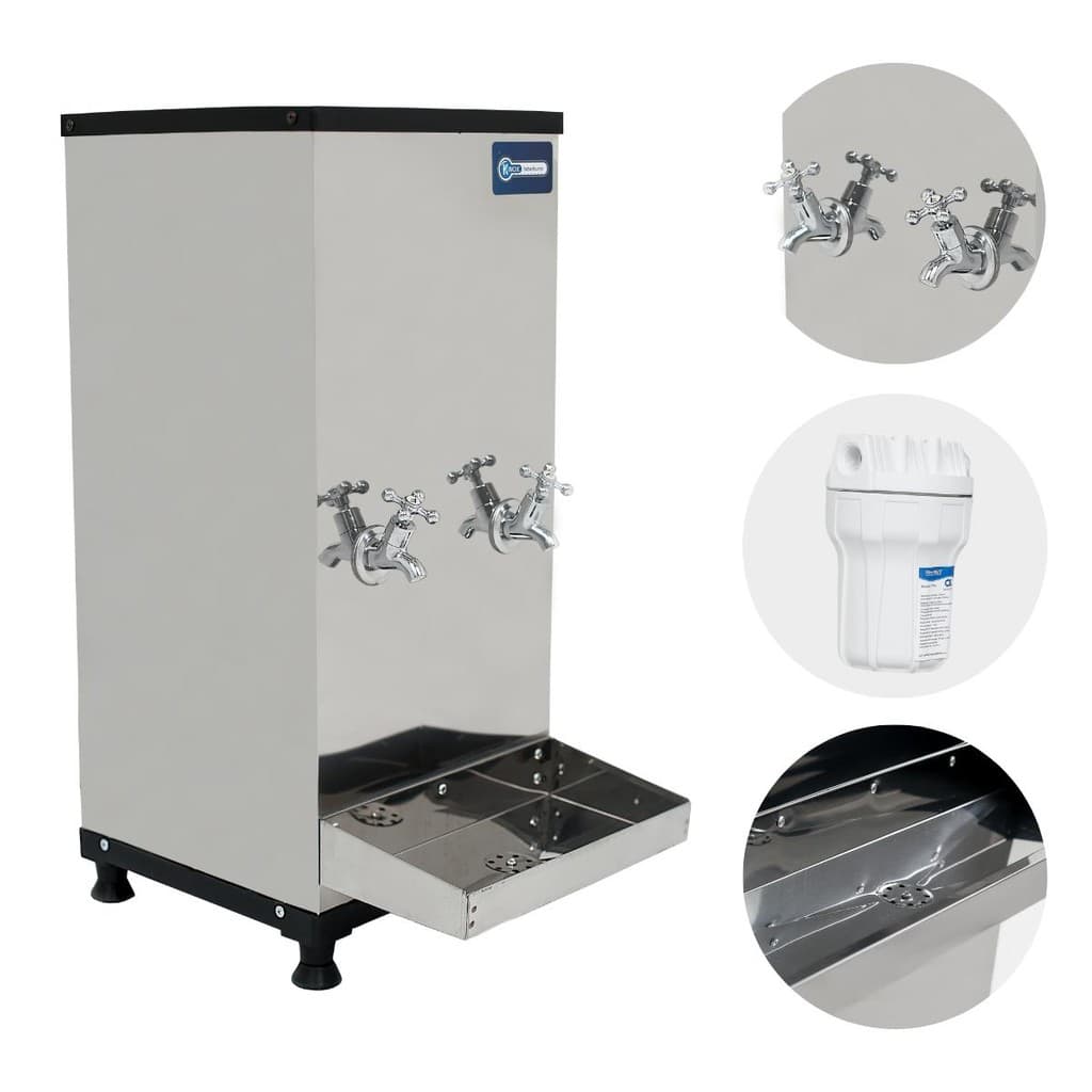 Bebedouro Industrial Bancada 25 Litros 2 Torneiras KX02B Knox