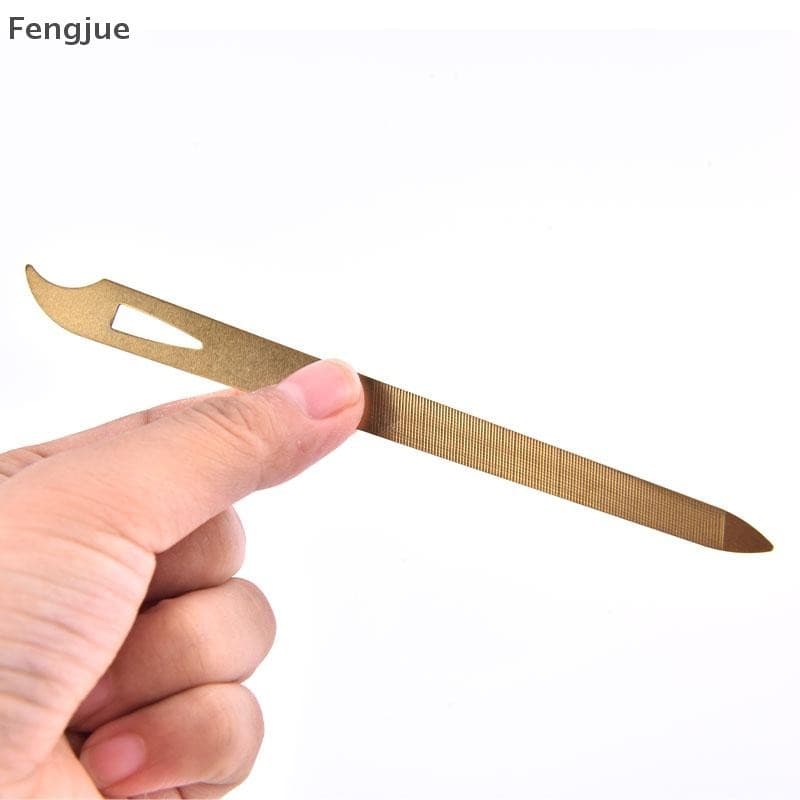 Fengjue Lixa De Unha De Aço Inoxidável , Lados Duplos , Unhas Grossas , Pedicure , Metal , BR