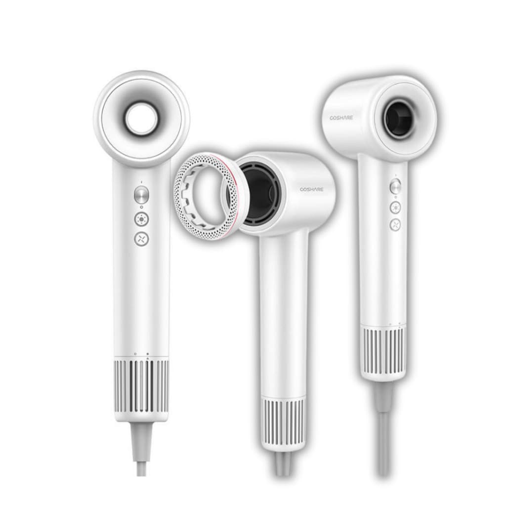 Secador Coshare Superflowl Tecnologia Dyson Silencioso Leve Branco