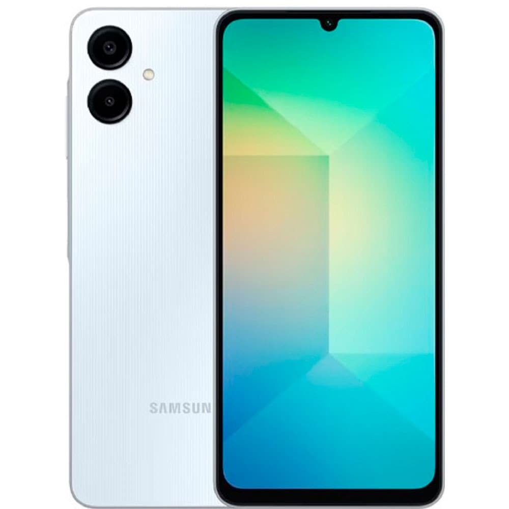 Smartphone Samsung Galaxy A06 branco 128GB 4GB RAM 4G