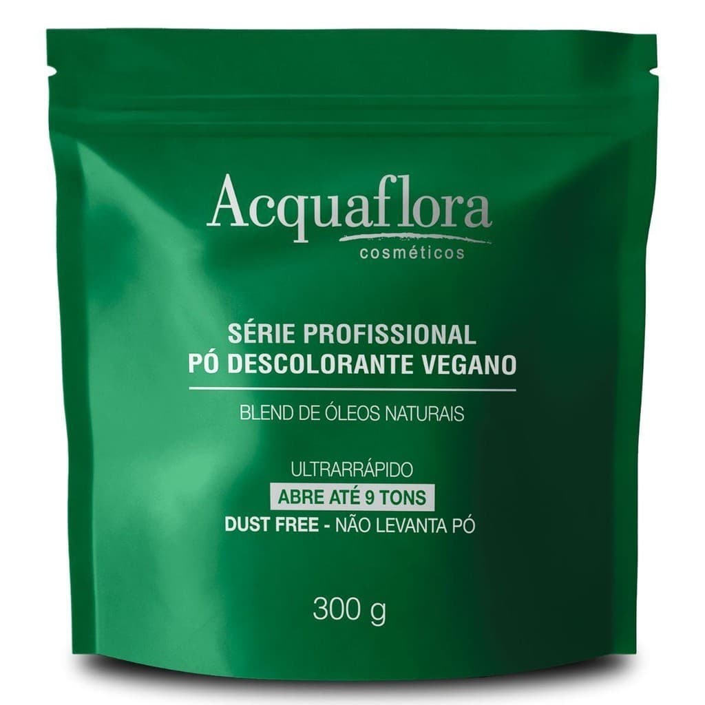 PÓ DESCOLORANTE VEGANO ACQUAFLORA ULTRARRÁPIDO DUST FREE 300G