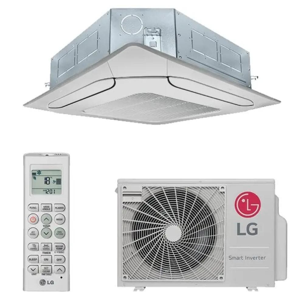 Ar Condicionado Inverter LG Cassete 18000 Btus com controle remoto e unidade externa
