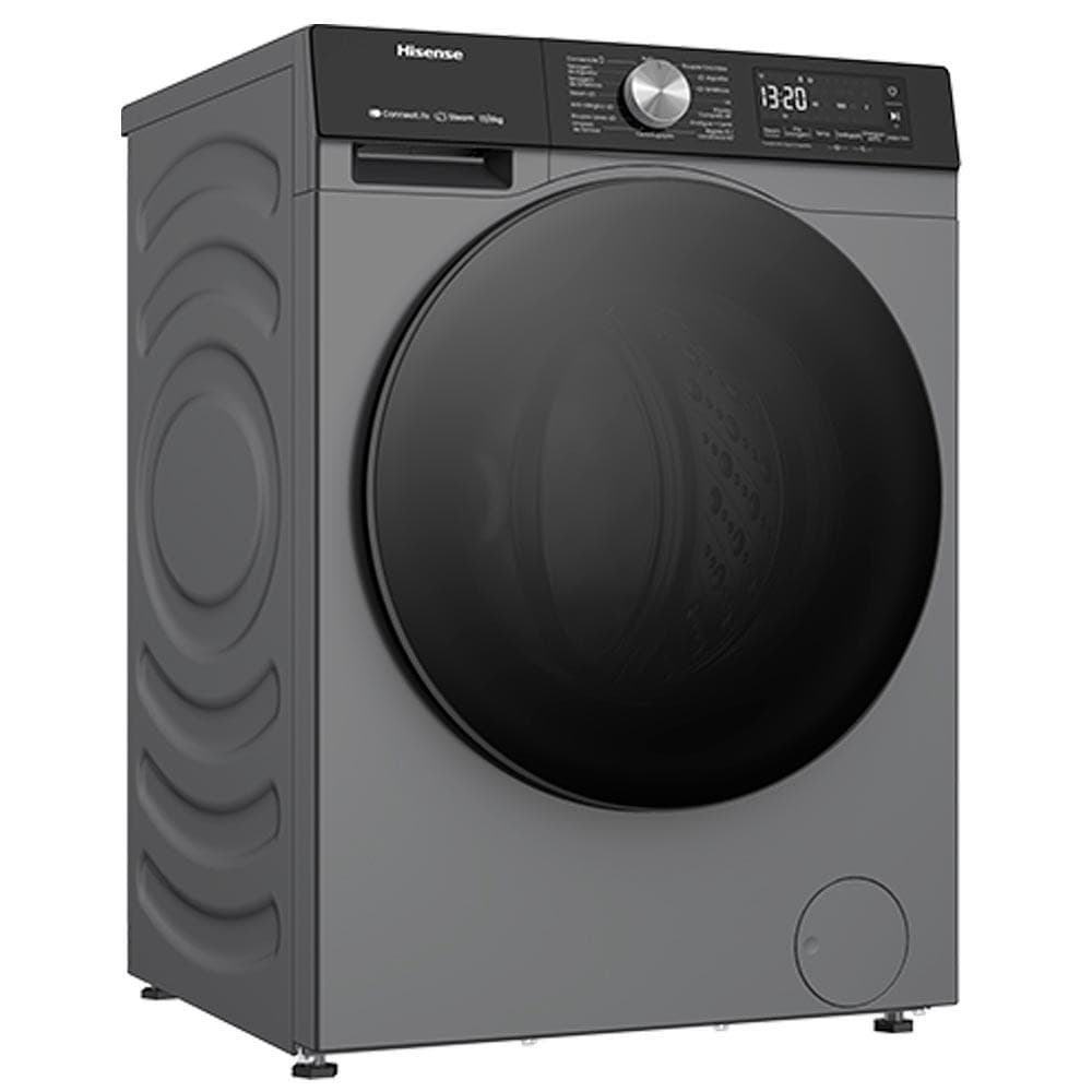 Hisense Lava e Seca 13Kg Titanium com 13 Programas, Steam, Wi-Fi - WD3S13