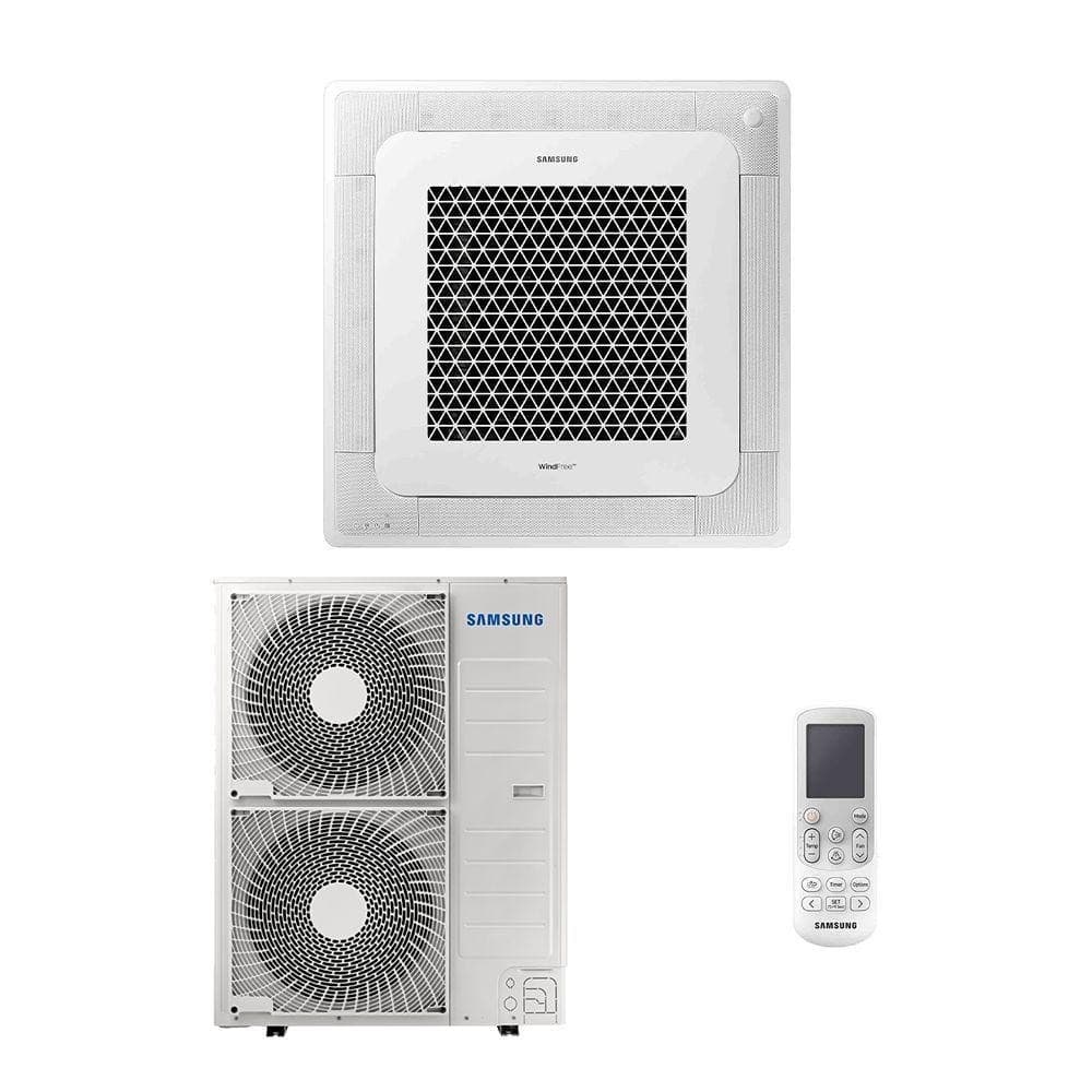 Ar condicionado inverter Samsung Windfree Cassete 4 Vias 54.000 Btus quente e frio 220V R-32