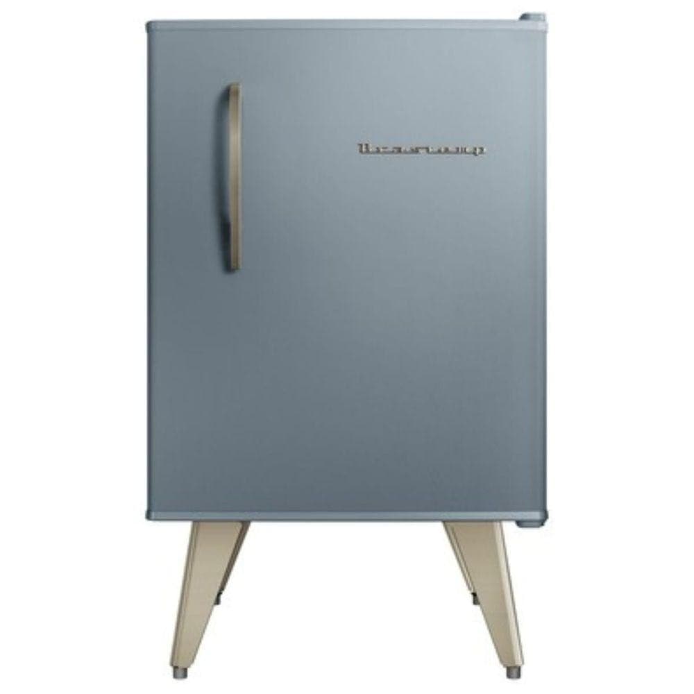 Frigobar Brastemp Retrô 76l Azul Claro 110v Bra08hwana em fundo branco