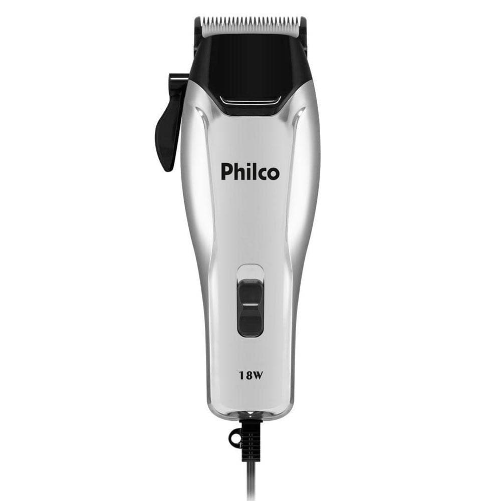 Máquina de Cortar Cabelo Philco PCR04 9 Acessórios 4 pentes 18W