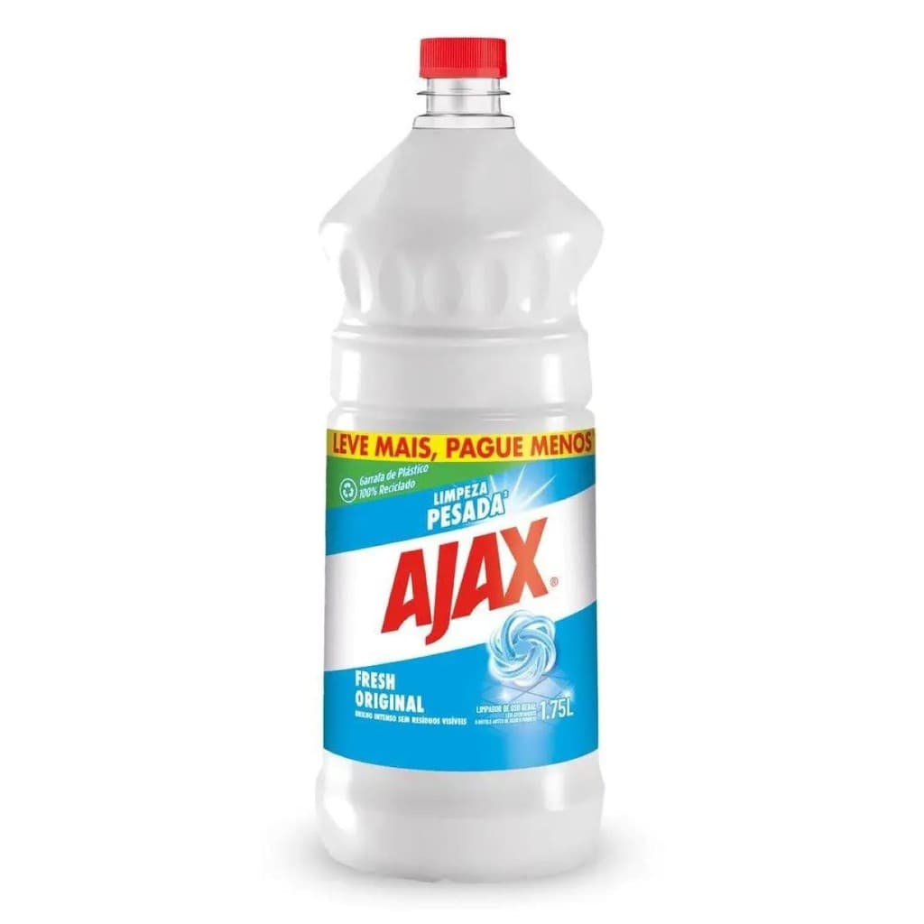 Limpador Perfumado Ajax Limpeza Pesada Fresh Original 1,75 L