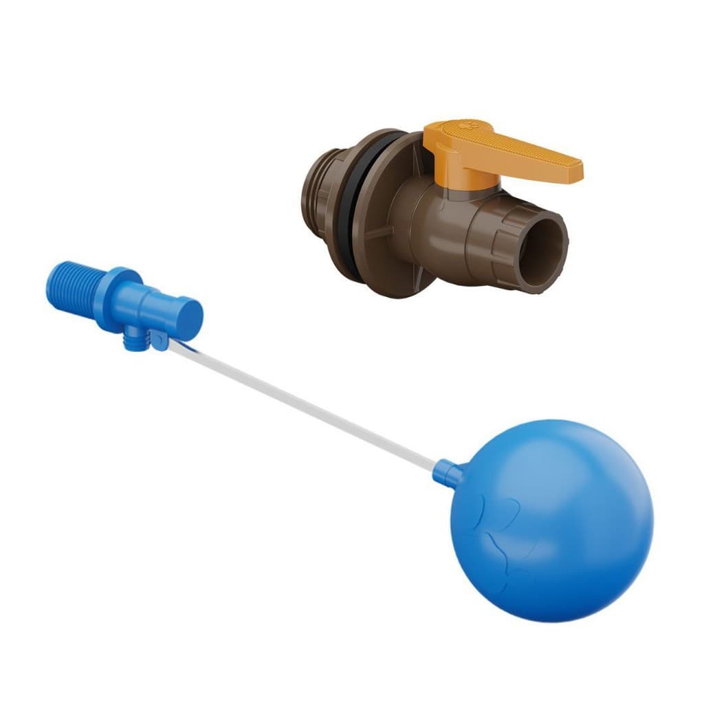 Torneira Boia 3/4 polegadas para Caixa D'Água Tigre com Adaptador Registro