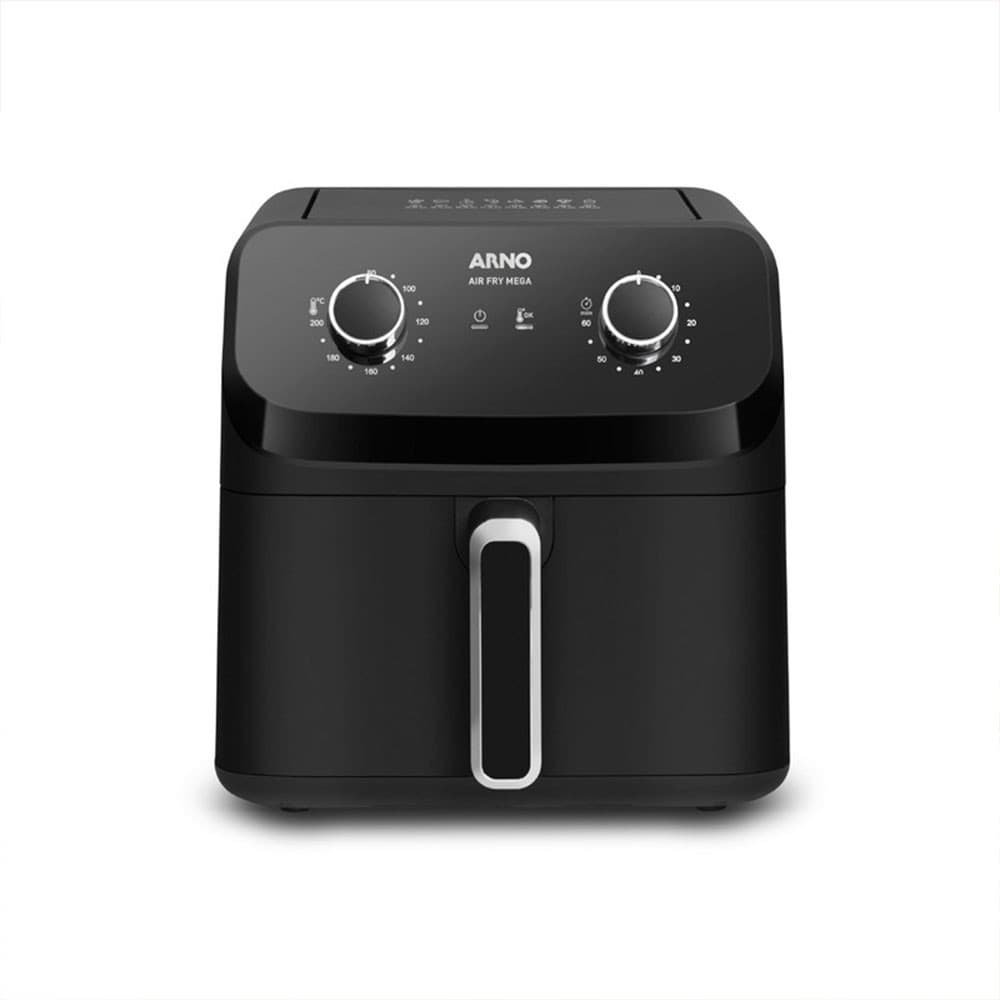 Fritadeira ARNO Air Fryer Mega AFM7 1700W 7,5L PR 220V em preto
