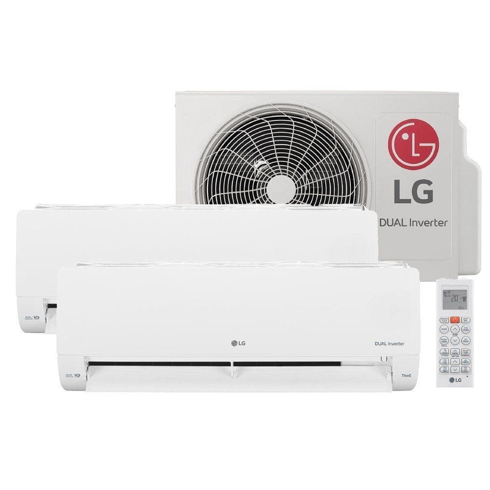 Ar-condicionado LG Dual Inverter Voice+AI Bi-Split 16.000 BTU branco