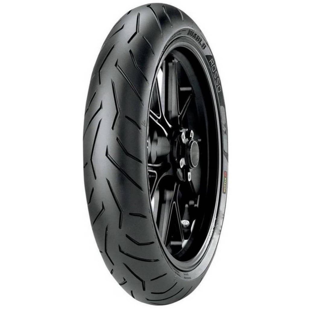 Pneu Dianteiro Para Moto Pirelli Supersport Diablo Rosso Ii Sem Câmara De 110/70 R17 H 54 X 1 Unidade