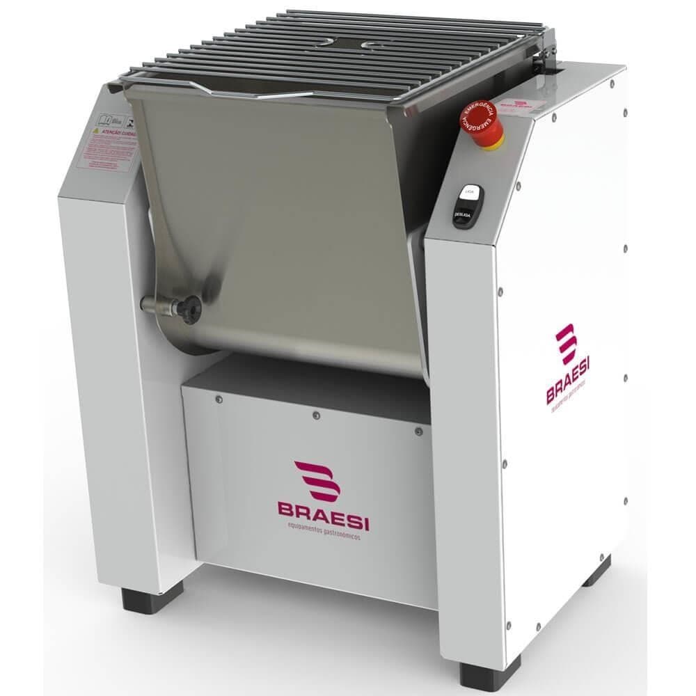 Amassadeira industrial Braesi 15kg cuba inox bivolt frontal