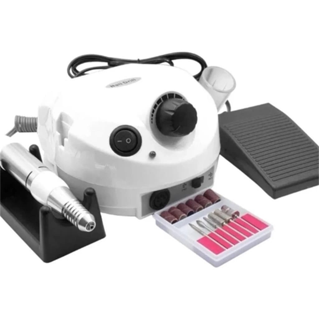 Lixadeira Elétrica Porquinho Lixa Motor Unha Elétrica Profissional35000- 45000 RPM Biovolt Manicure