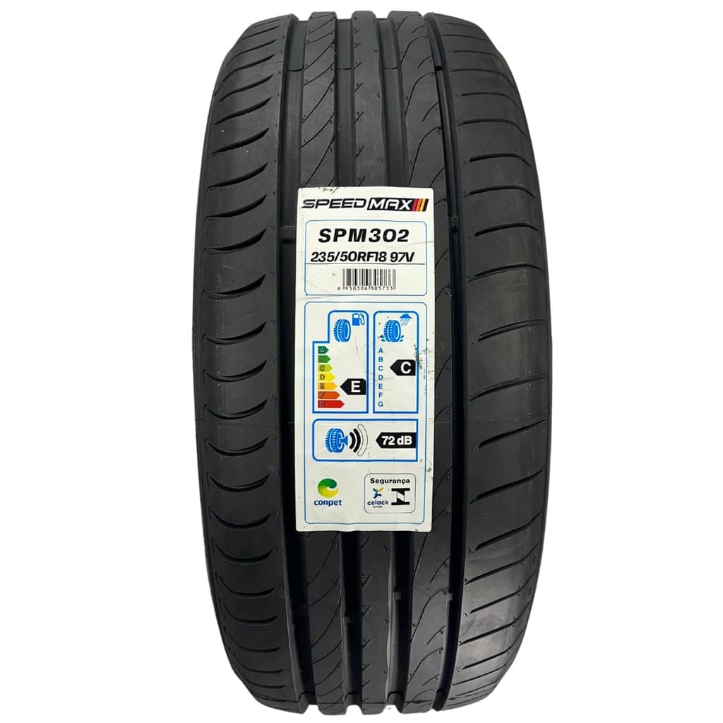 Pneu SpeedMax 235/50 R18 SPM302 97V RF Aro 18 Alta Performance Silencioso