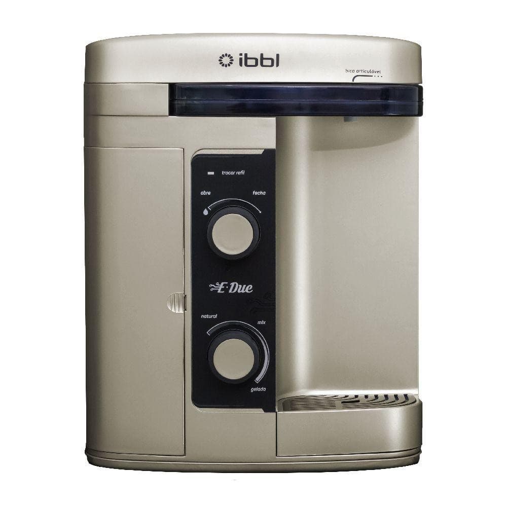 Purificador de Água IBBL E-due Prata Bivolt 79073001 - Imagem frontal com fundo branco