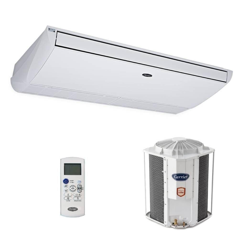 Ar condicionado split de teto Carrier Xperience 46000 BTUs Frio 380V com controle remoto