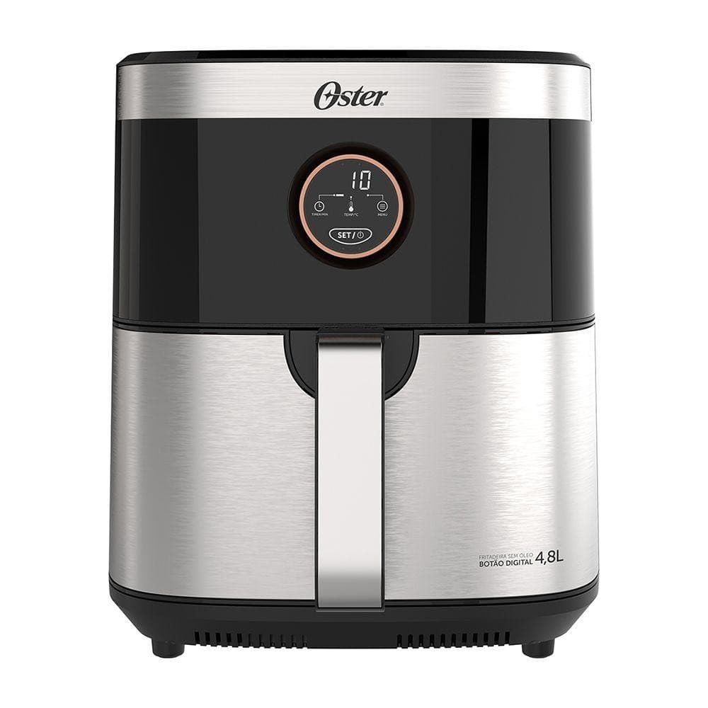Fritadeira Elétrica Oster 4,8 Litros Black&Inox 127V OFRT660