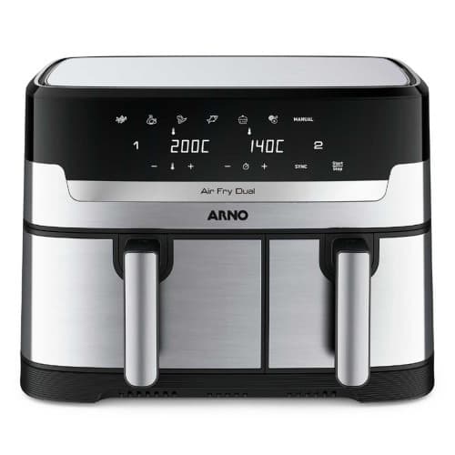 Fritadeira Elétrica AFD2 Sem Óleo Air Fryer Dual 8,3L Arno