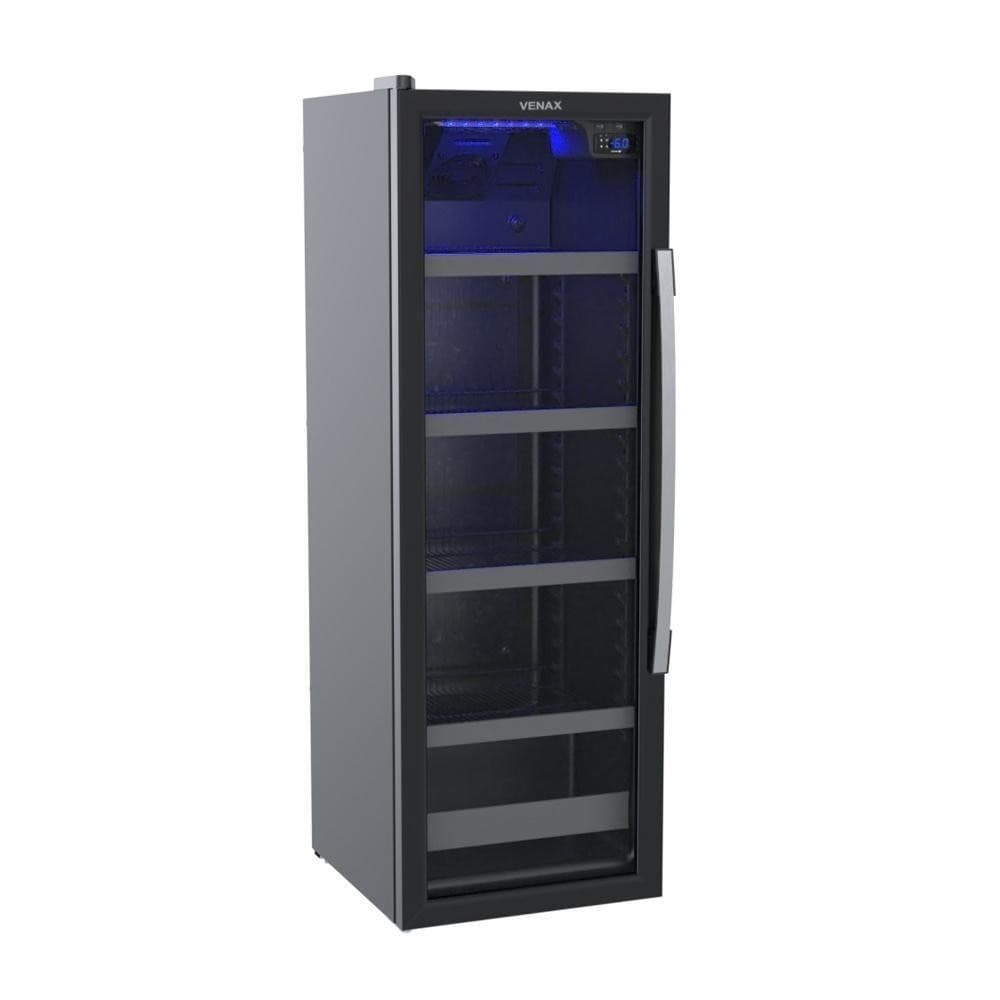 Cervejeira Expositora 200l Blue Light Porta De Vidro Invertida Expvqbl200pi 127v - Venax 127v