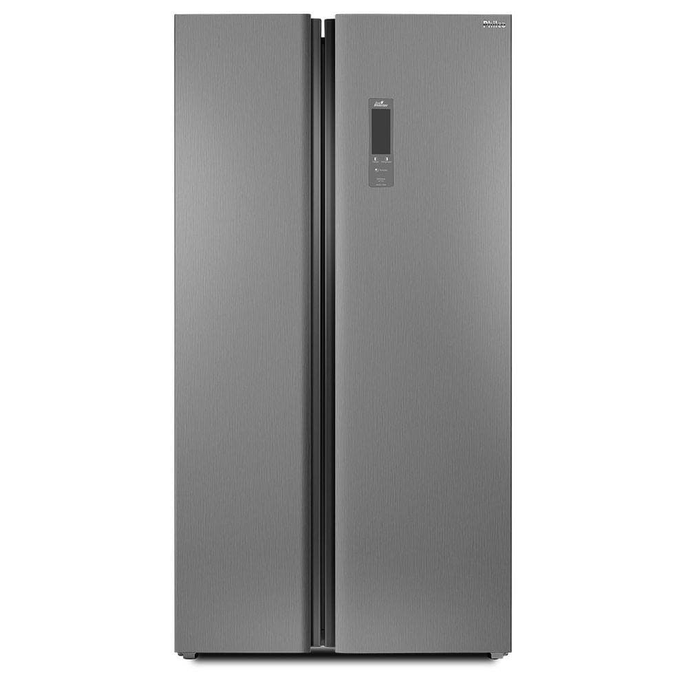 Geladeira 437L Philco Inverter Side By Side Inox  110V