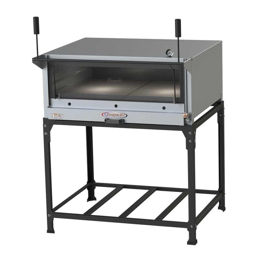 Forno Industrial Refratário a Gás 95x95 Itajobi com Base Metálica Preta
