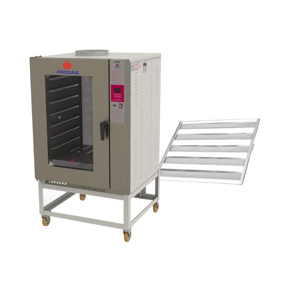 Forno Turbo a Gás 8 Níveis Prp-8000 Bivolt + 8 Esteiras Alumínio 50g 58x70 - Progás