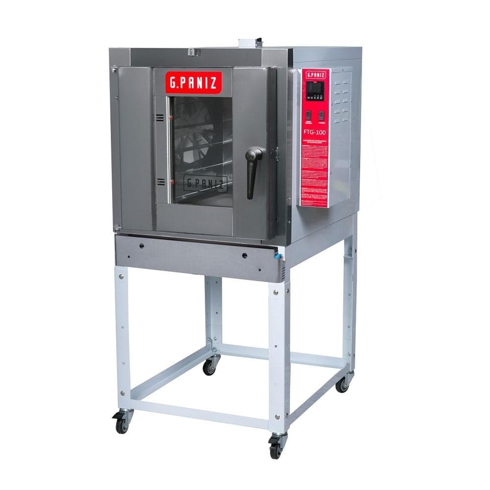 Forno Turbo a Gás Profissional Padarias Epóxi Para 5 Esteiras 40x60 100 Pães Ftg 100 Bivolt - Gpaniz