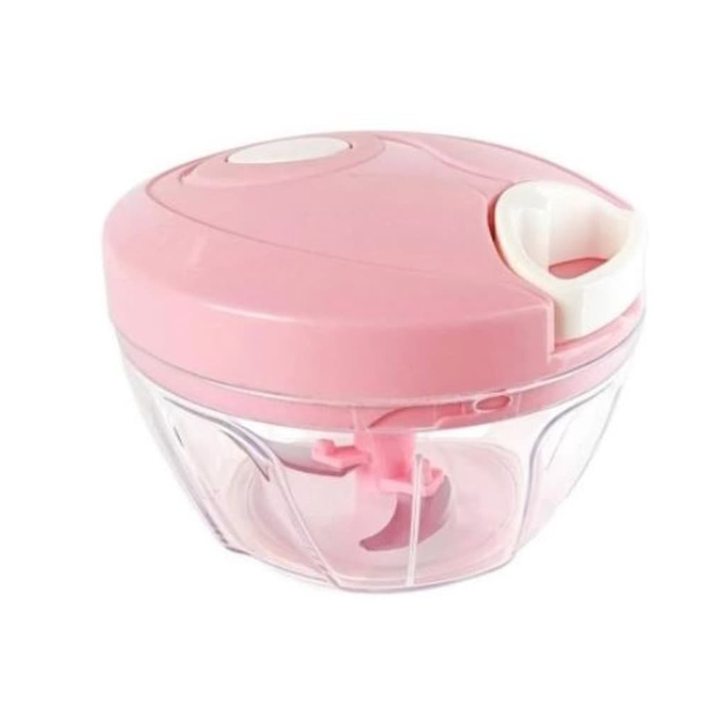 Mini Processador E Triturador De Alimentos Manual 3 Laminas 400ML1UNI COR ALEATORIA