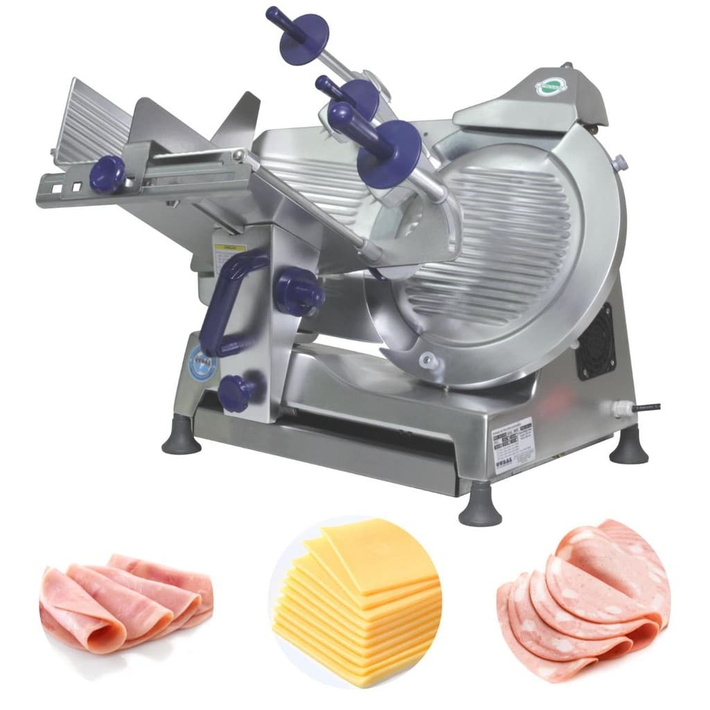 Cortador e fatiador de frios semiautomático Gural GLP330, aço inoxidável, 330mm, bivolt