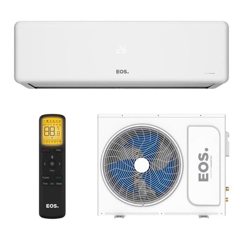 Ar-condicionado split inverter EOS 12K BTUs só frio com controle remoto