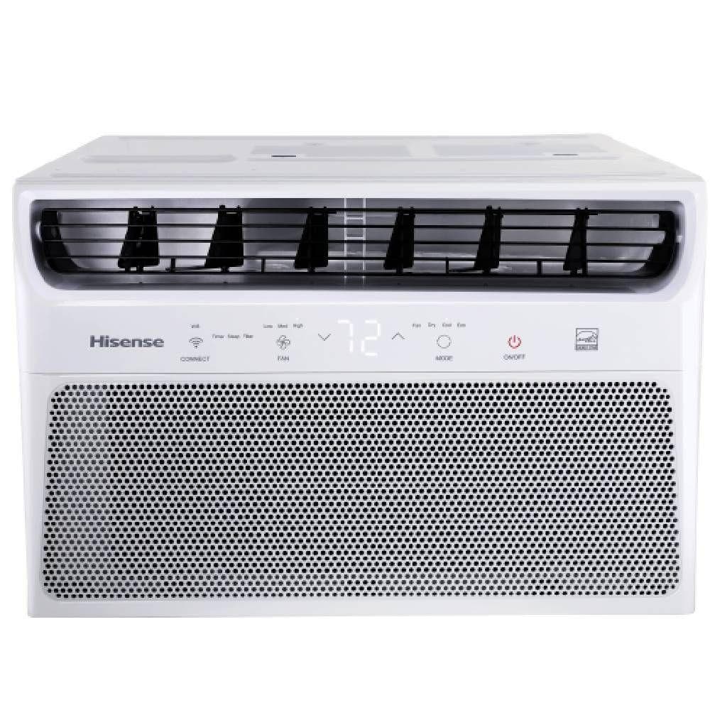 Ar condicionado de janela Hisense branco com controle eletrônico, 72 graus, 8500 BTUs, 127V