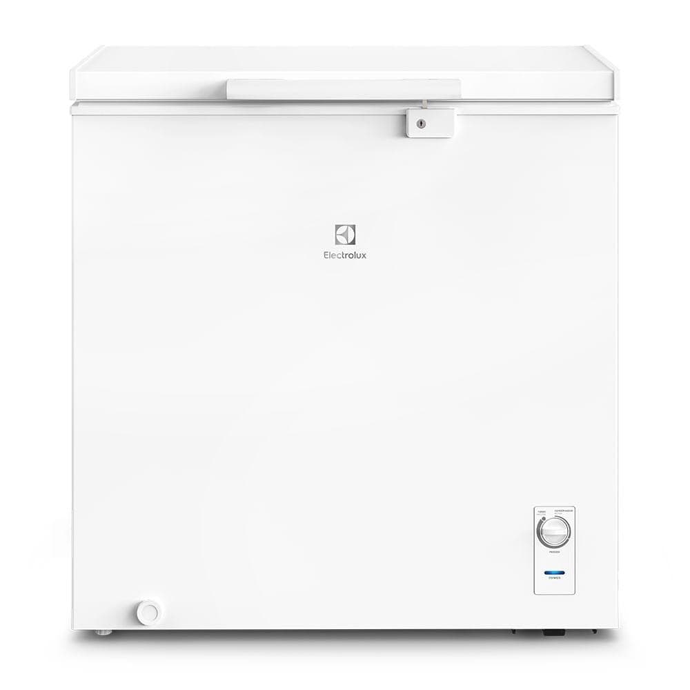 Freezer Horizontal Electrolux Cycle Defrost 199L com função Turbo Freezer Uma Porta (HE200) branco
