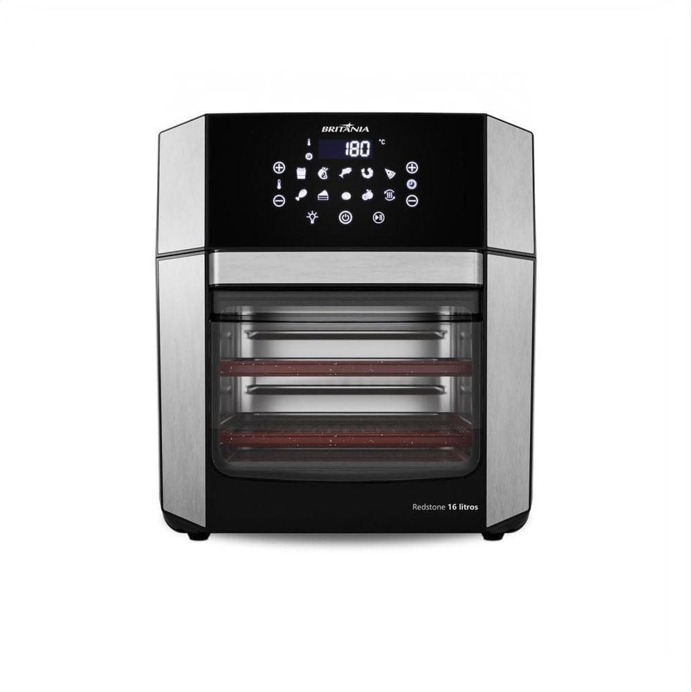 Air Fryer Oven Britânia 16L 4 Em 1 Porta Removível 110V
