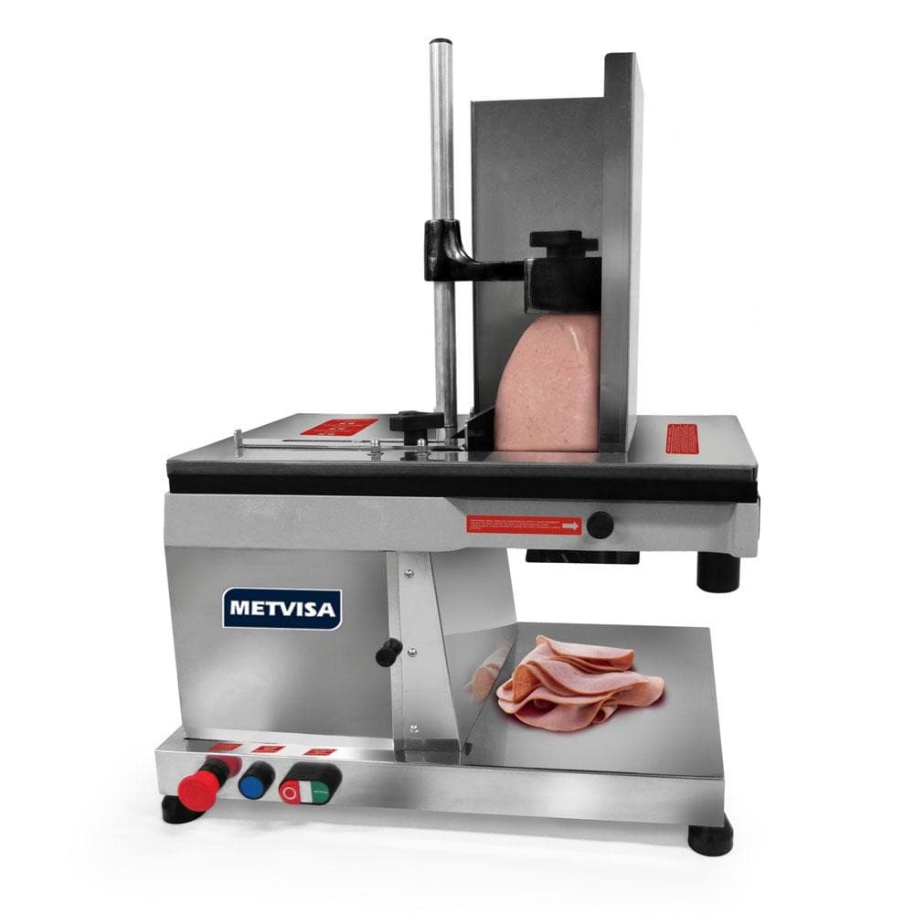 Cortador de Frios Automático Profissional Padarias Horizontal 300mm 1/2 cv Cfh.300 127v - Metvisa