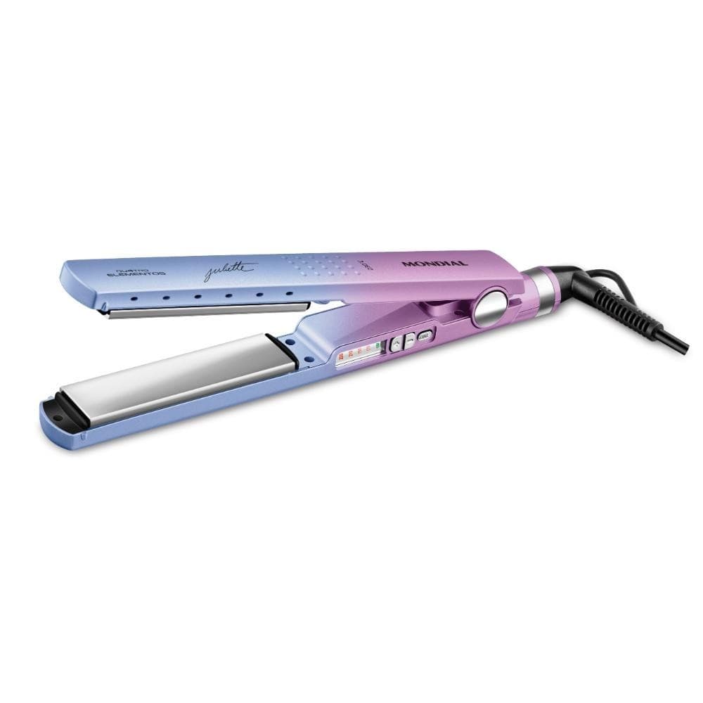 Chapinha Prancha Para Cabelo Mondial By Juliette Duo Colors P-JU-03 60W Bivolt